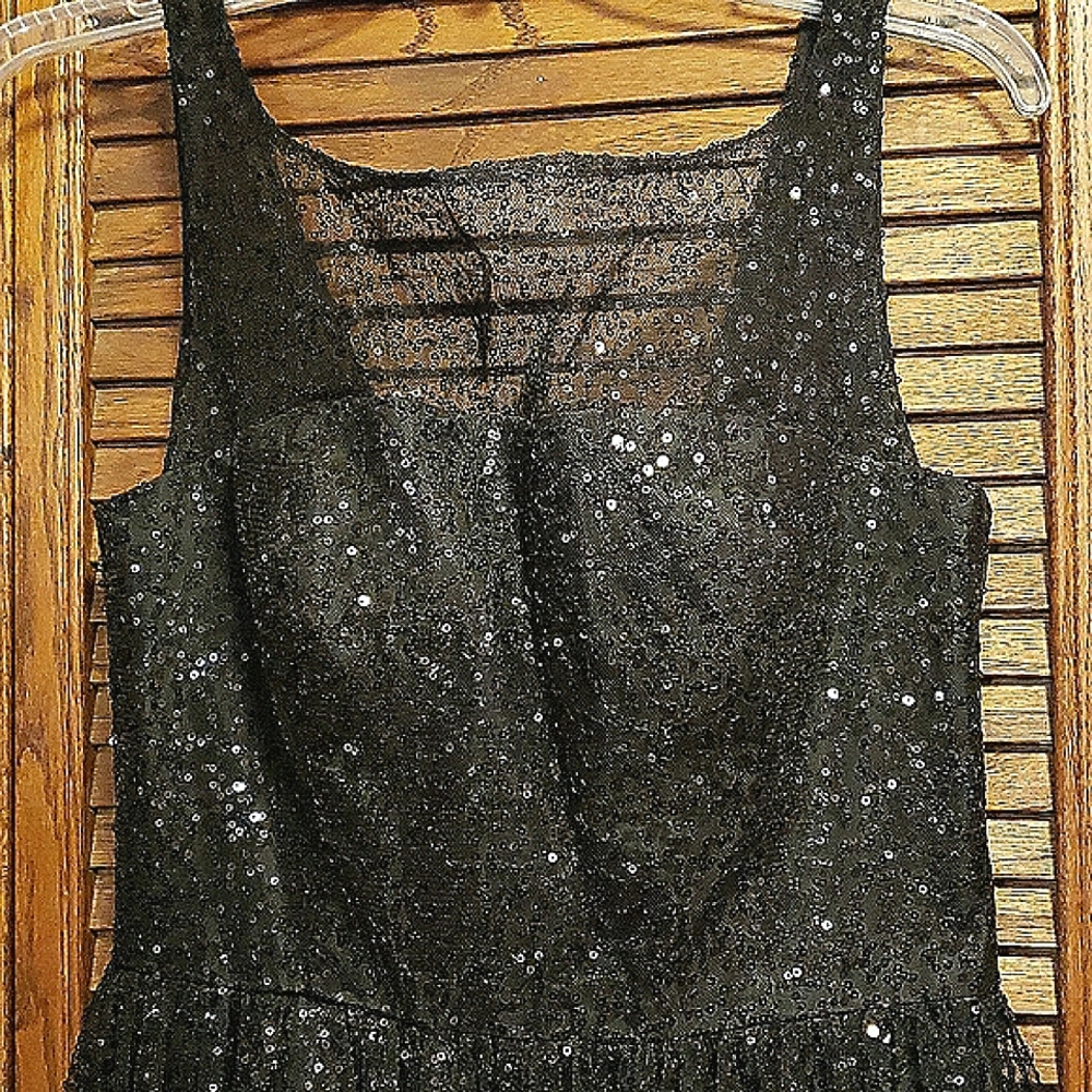 Juniors MXI Sequin Skater Dress - Picture 3 of 3